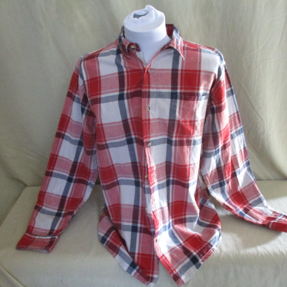Wrangler Long Sleeve Button Down Shirt Size L